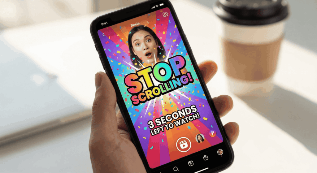 Instagram Reels 3-second hook viral opening