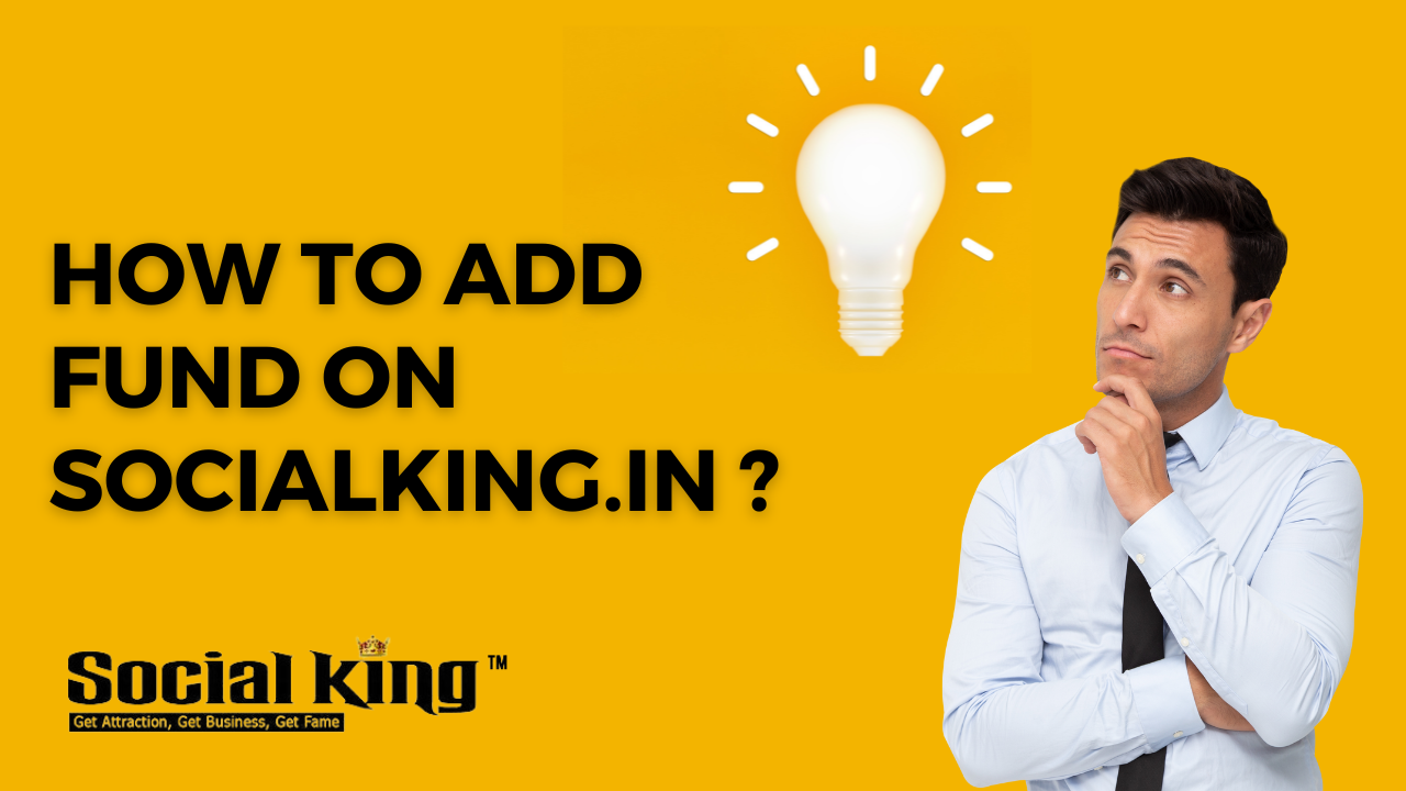 How to Add Fund or Deposit on SocialKing.in