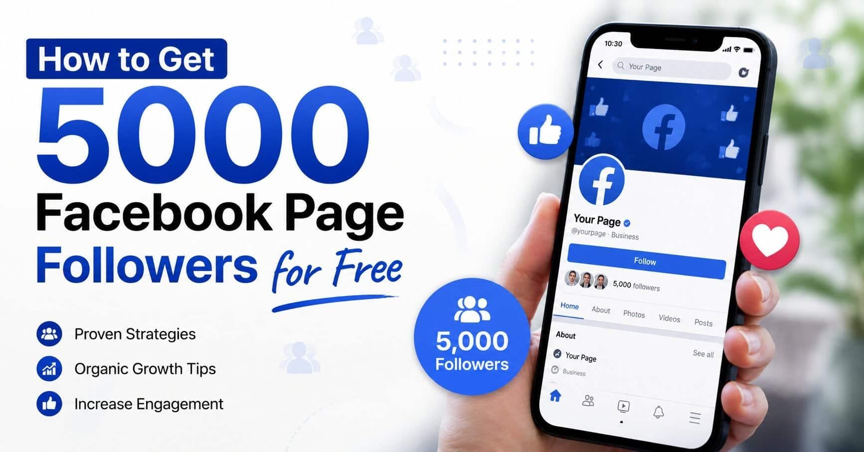 How to Get 5000 Facebook Page Followers for Free